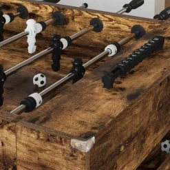 vidaXL Foosballbord Rökt Ek 146,5 x 74 x 85 cm Konstruerat trä