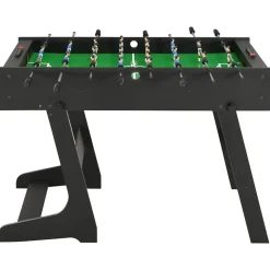 vidaXL Fotbollsbord hopfällbart 121x61x80 cm svart