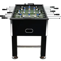 vidaXL Fotbollsbord stål 60 kg 140x74,5x87,5 cm svart