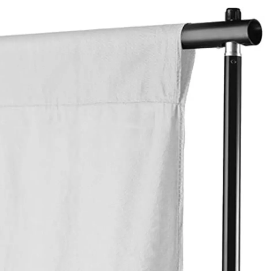 Discount vidaXL Fotobakgrund utan stativ bomull 300x300 cm Vit