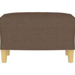 vidaXL Fotpall brun 60x50x41 cm tyg