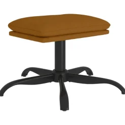 Sale vidaXL Fotpall 60x60x36 cm sammet Brun