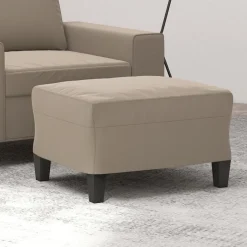 Hot vidaXL Fotpall brun 60x50x41 cm mikrofibertyg Taupe