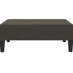 vidaXL Fotpall mörkgrå 78x56x32 cm sammet