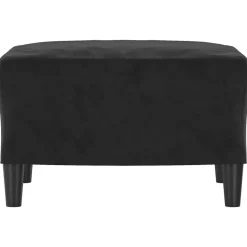 Sale vidaXL Fotpall 60x50x41 cm sammet Svart