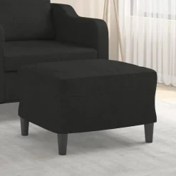 vidaXL Fotpall svart 60x50x41 cm tyg