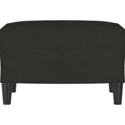 vidaXL Fotpall svart 60x50x41 cm tyg