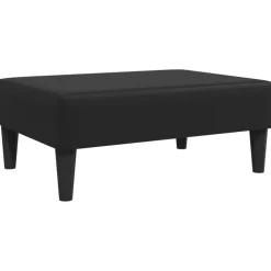 vidaXL Fotpall svart 77x55x31 cm konstläder