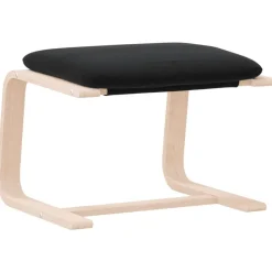 vidaXL Fotpall svart 51x41x40 cm tyg