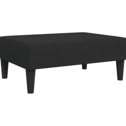 vidaXL Fotpall svart 77x55x31 cm sammet