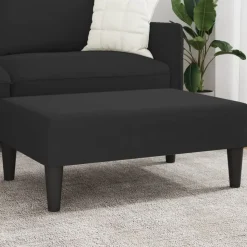 vidaXL Fotpall svart 77x55x31 cm sammet
