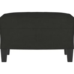 vidaXL Fotpall svart 60x50x41 cm tyg