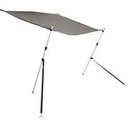 vidaXL Förlängningsdel för båtkapell antracitgrå 170x170x(115-183) cm