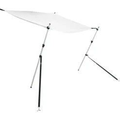 Hot vidaXL Förlängningsdel för båtkapell set 170x170x(113-182,5) cm Vit