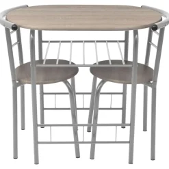 vidaXL Frukostbar med stolar MDF