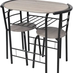 vidaXL Frukostbar med stolar MDF