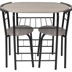 vidaXL Frukostbar med stolar MDF
