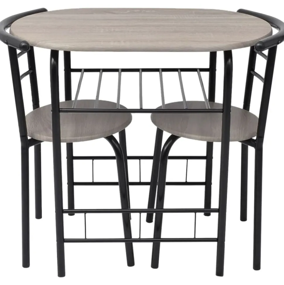 vidaXL Frukostbar med stolar MDF