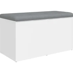 Discount vidaXL Förvaringsbänk 82x42x45 cm konstruerat trä Vit
