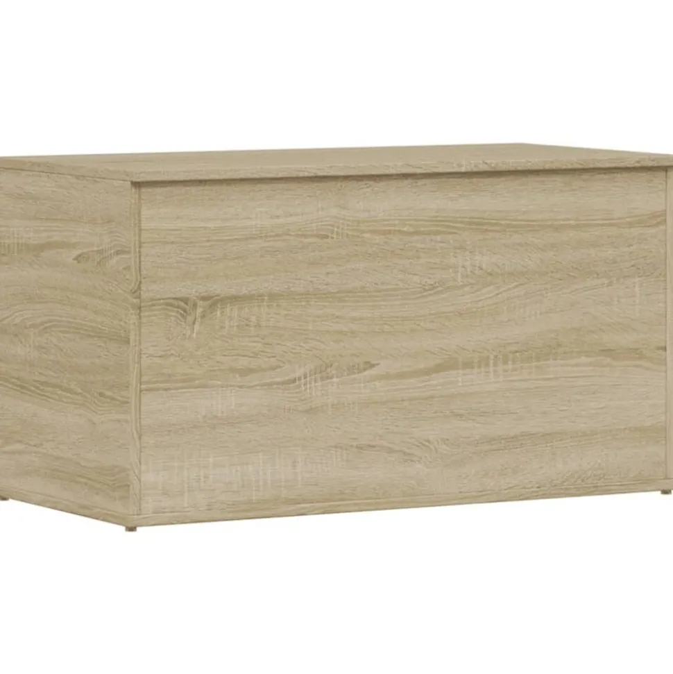 vidaXL Förvaringskista sonoma-ek 84x42x46 cm konstruerat trä