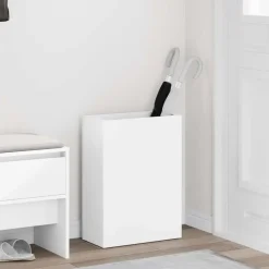 vidaXL Förvaringskrok & Ställ Vit 40 x 20 x 55,5 cm Konstruerat trä