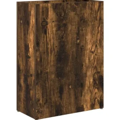vidaXL Förvaringskrok & Ställ med lagring Rökt ek 40 x 20 x 55,5 cm