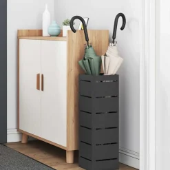 Sale vidaXL Förvaringskrok & Ställ 15,5 x 15,5 x 49 cm Metall Svart