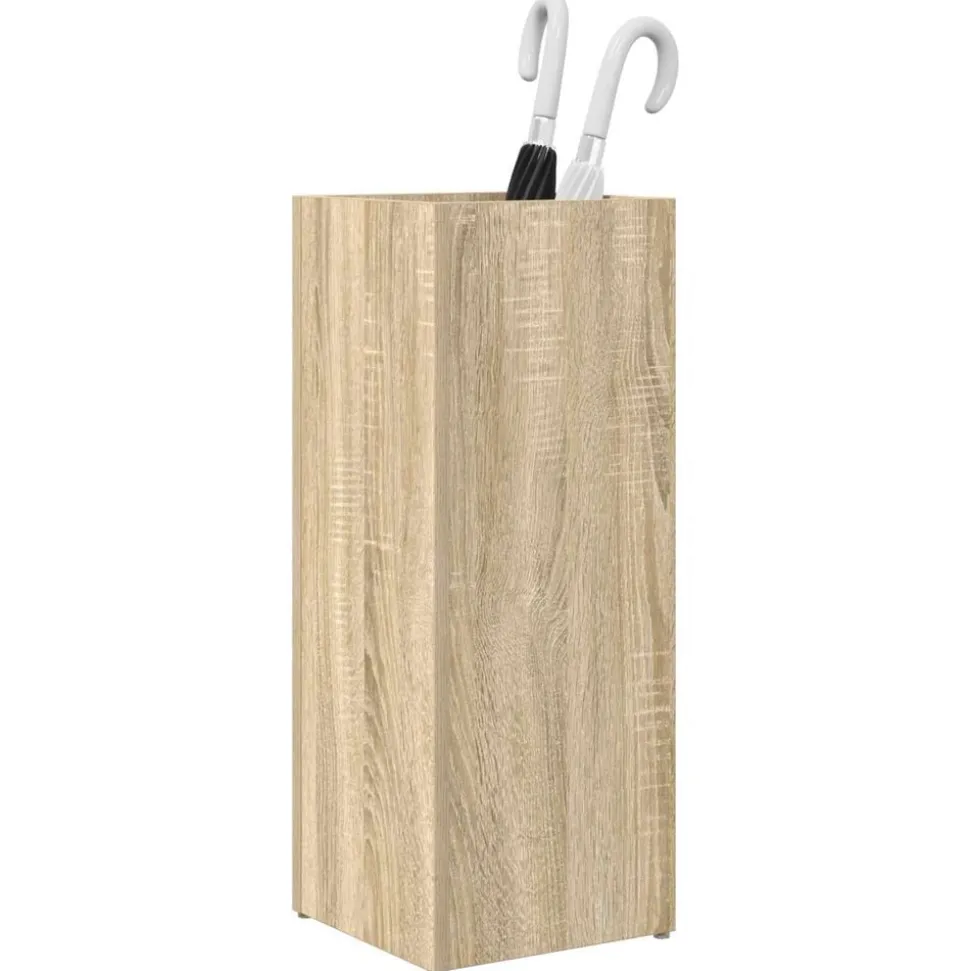 vidaXL Förvaringskrok & Ställ med lagring Sonoma-ek 25 x 24,5 x 64 cm