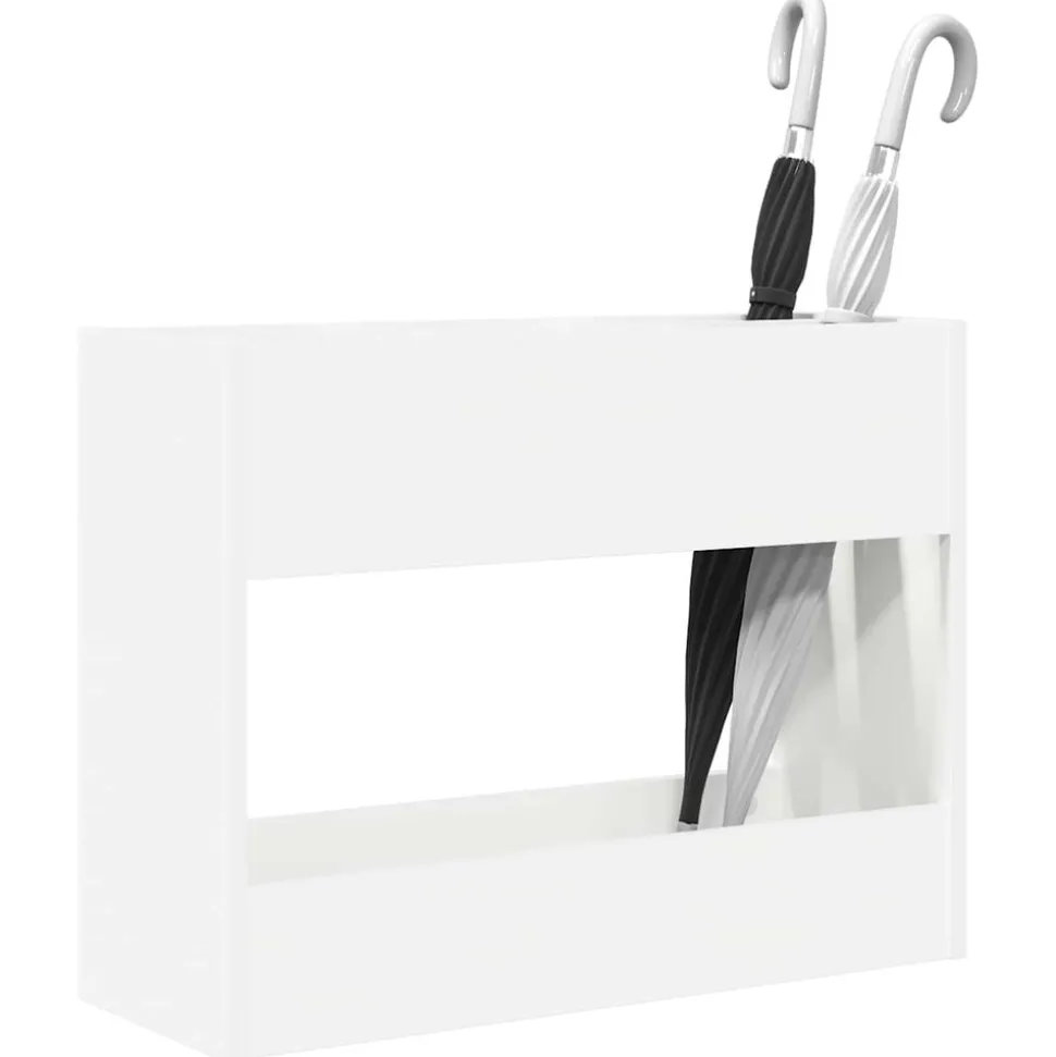 vidaXL Förvaringskrok & Ställ Vit 65 x 24 x 50 cm Konstruerat trä