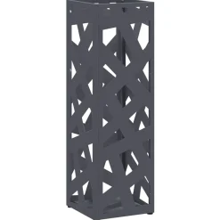 vidaXL Förvaringskrok & Ställ 15,5 x 15,5 x 49 cm Metall Antracit