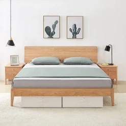 Discount vidaXL Förvaringslåda tyg 70x40x18 cm gräddvit Kräm