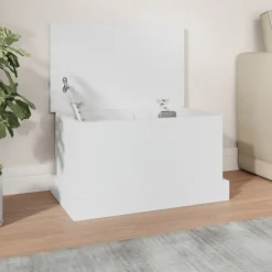 Online vidaXL Förvaringslåda 50x30x28 cm konstruerat trä Vit