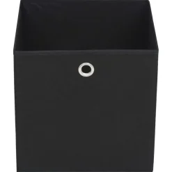 Discount vidaXL Förvaringslådor 4 st non-woven tyg 32x32x32 cm Svart