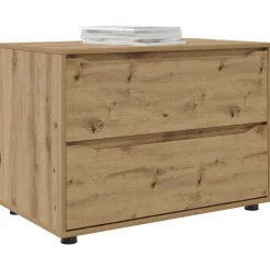 Discount vidaXL Förvaringsskåp 80 x 48 x 57 cm Konstruerat trä artisan ek