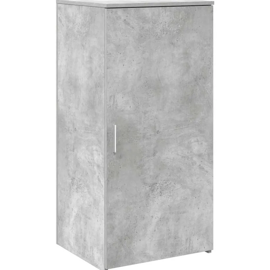 Best vidaXL Förvaringsskåp 50x45x103,5 cm konstruerat trä Betonggrå