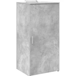 Best vidaXL Förvaringsskåp 50x45x103,5 cm konstruerat trä Betonggrå