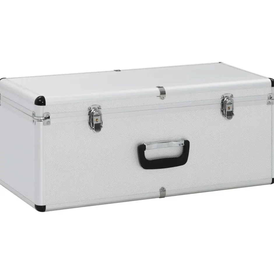 Clearance vidaXL Förvaringsväskor 3 st aluminium Silver