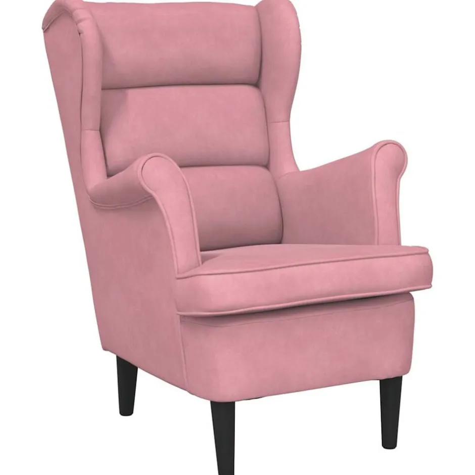 Clearance vidaXL Fåtölj sammet Rosa