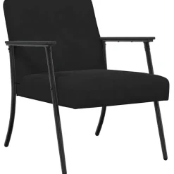 Clearance vidaXL fåtölj 59 x 75 x 78 cm Sammet Svart