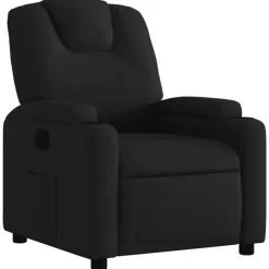 Best vidaXL Fåtölj tyg Svart