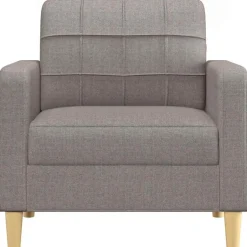 Clearance vidaXL Fåtölj 60 cm tyg Taupe