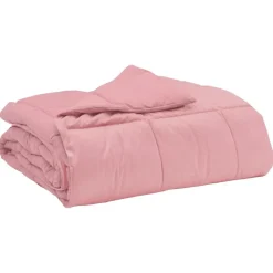 Outlet vidaXL Full Års-Duvet Quiltad 135 x 200 cm Mikrofiber Rosa