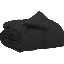 Hot vidaXL Full Års-Duvet 135 x 200 cm Mikrofiber Svart