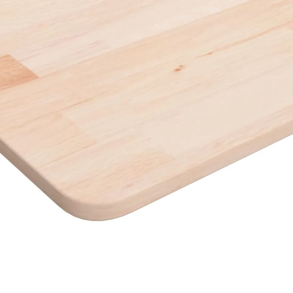 Sale vidaXL Fyrkantig bordsskiva 40x40x1,5 cm obehandlat massiv ek Naturfärg