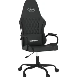 Clearance vidaXL Gamingstol med massage konstläder Svart