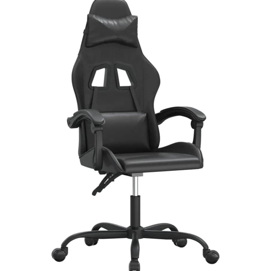Hot vidaXL Gamingstol konstläder Svart