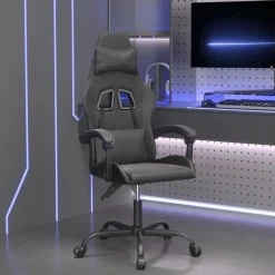 Hot vidaXL Gamingstol konstläder Svart