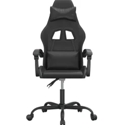 Hot vidaXL Gamingstol konstläder Svart