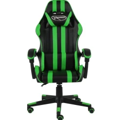 Sale vidaXL Gamingstol svart och konstläder Grön