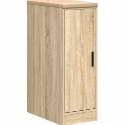 Clearance vidaXL Garageskåp 30x51x85 cm massiv trä furu Sonoma ek